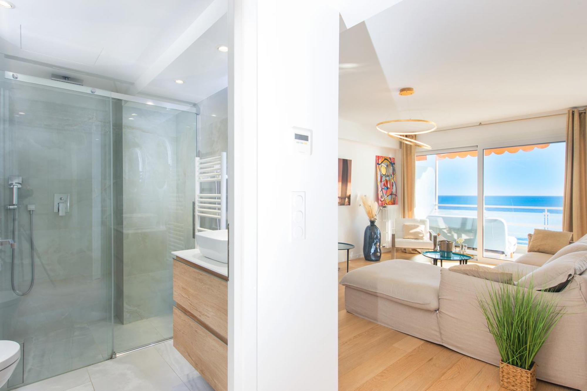 Luxueux - Terrasse Vue Mer - Parking Prive - Bo Saint-Antoine  Luaran gambar